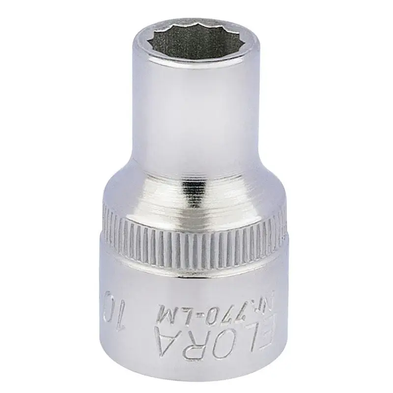 Elora 770-LM 10 Bi-Hexagon Socket, 1/2" Sq. Dr., 10mm - (24559)