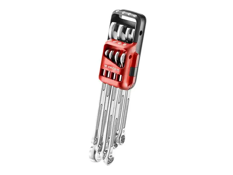 Facom 440XL Tall Combination Wrench Set, 8 Piece