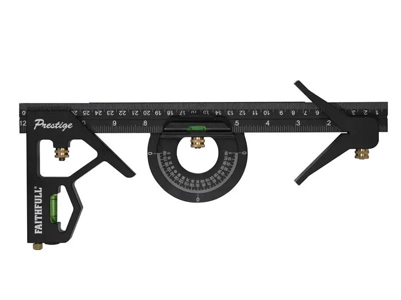 Faithfull Prestige Combination Square Adjust 300mm (12in)