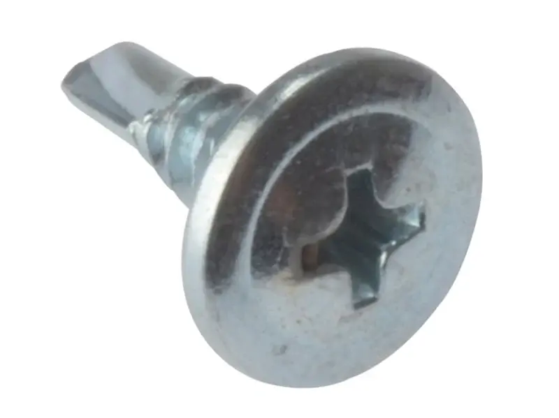 ForgeFix Drywall Screw, Wafer Head, Fine Thread, Self Drill, Spelter Plated - Pack 1000 - 3.5 x 13mm Bulk 1000