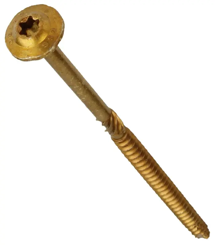 GRK Fasteners RSS 12219 Structural Screw, 5/16 Thread, 2-3/4 L, Washer Head, Star Drive, Reinforced, 100 PK