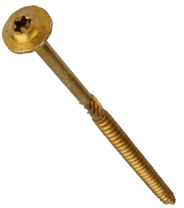 GRK Fasteners RSS 12221 Structural Screw, 5/16 Thread, 3-1/8 L, Washer Head, Star Drive, Stainless, 100 PK