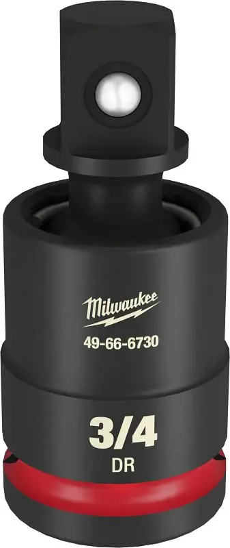 Milwaukee SHOCKWAVE Impact Duty 49-66-6730 Comprehensive Joint, 3/4 Drive, Square Drive, 3/4 Output Drive