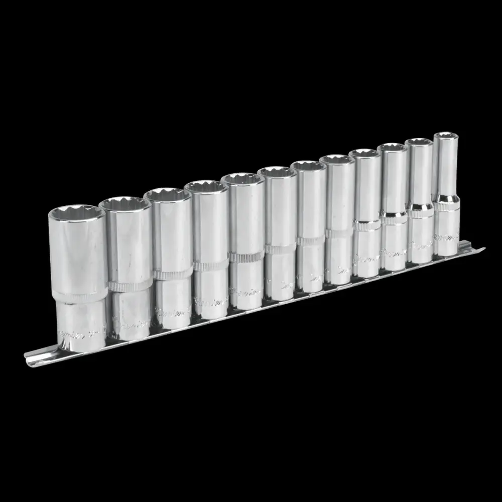 Sealey AK2685 Socket Place 12pc 1/2"Sq Drive 12pt Deep WallDrive® Metric