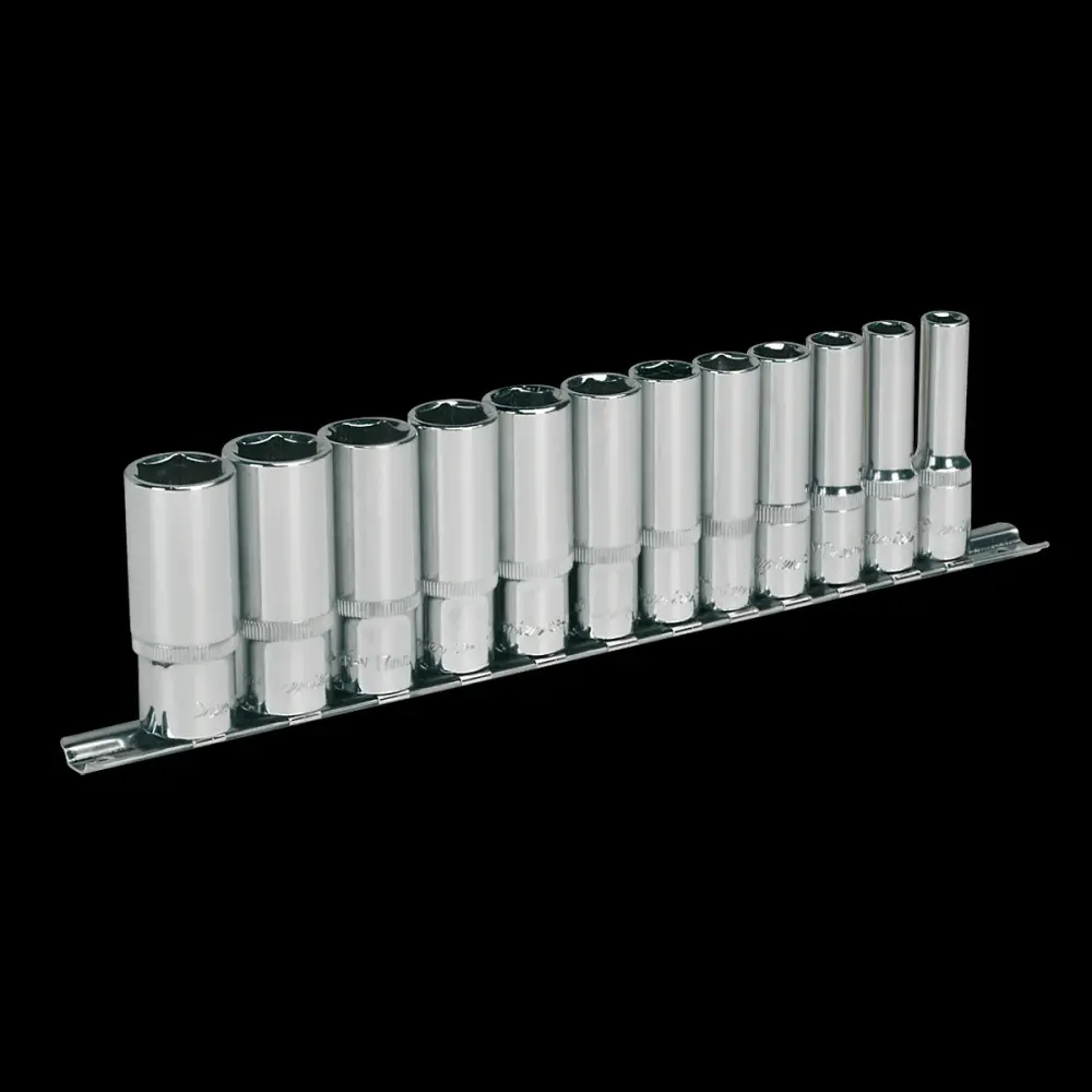 Sealey AK2694 Socket Place 12pc 3/8"Sq Drive 6pt Deep WallDrive® Metric