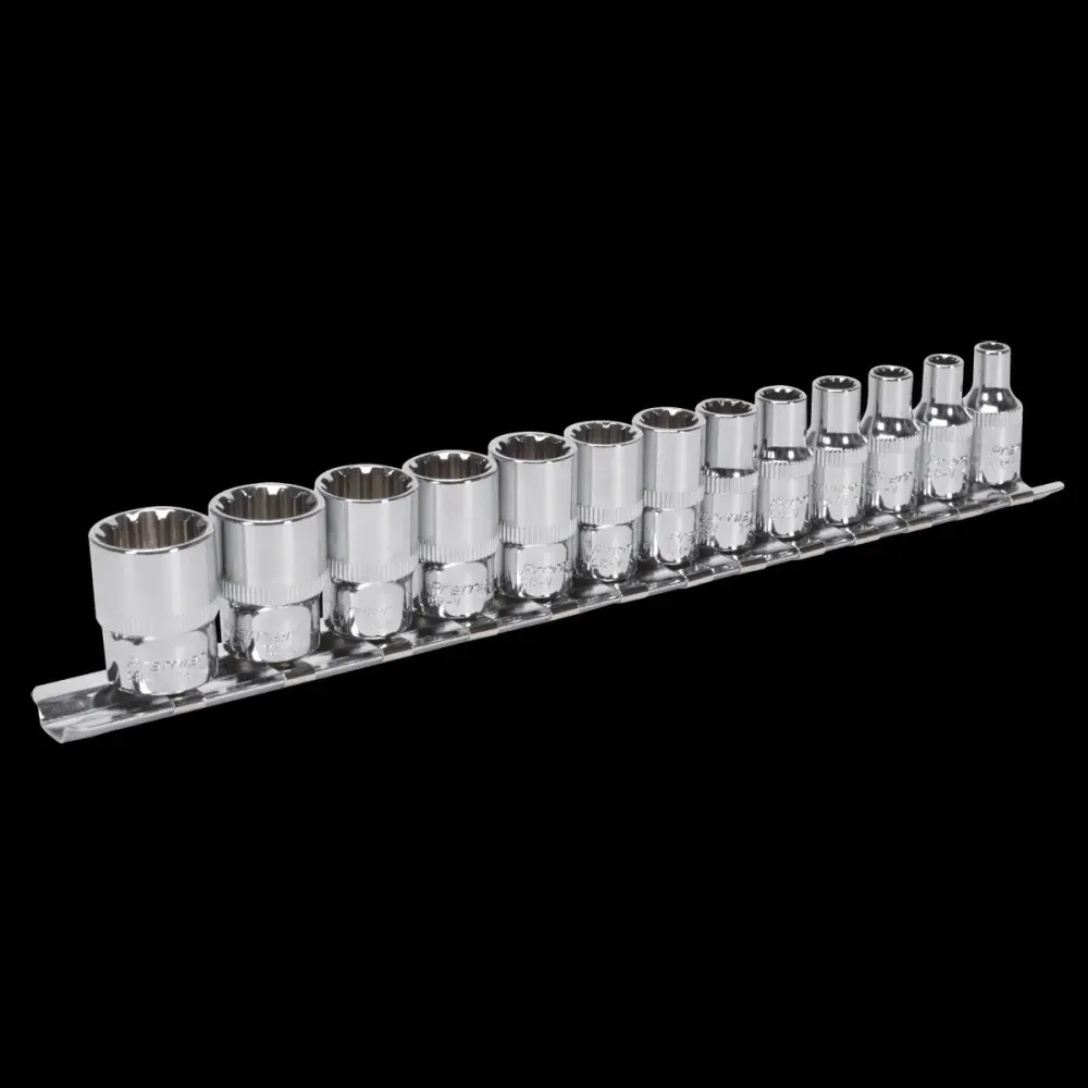 Sealey AK69813 Socket Place 13pc 1/4"Sq Drive Total Drive®
