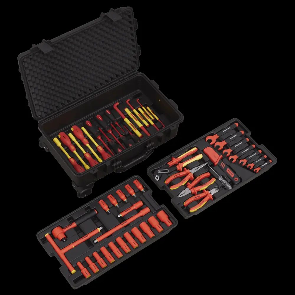 Sealey AK7938 1000V Shielded Tool Kit 3/8"Sq Drive 50pc