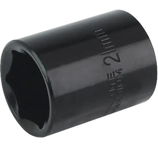 Sealey IS1221 Impact Socket 21mm 1/2inSq Drive - IS1221