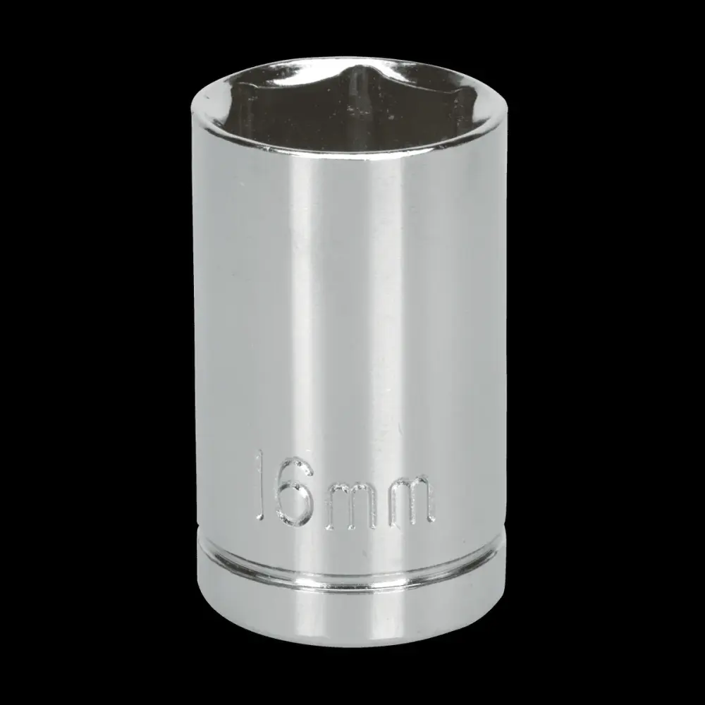 Sealey S0654 WallDrive® Socket 16mm 1/2"Sq Drive