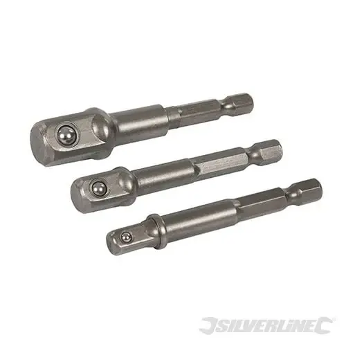 Silverline Socket Driver Place 3pce 1/4", 3/8" and 1/2" - 819713