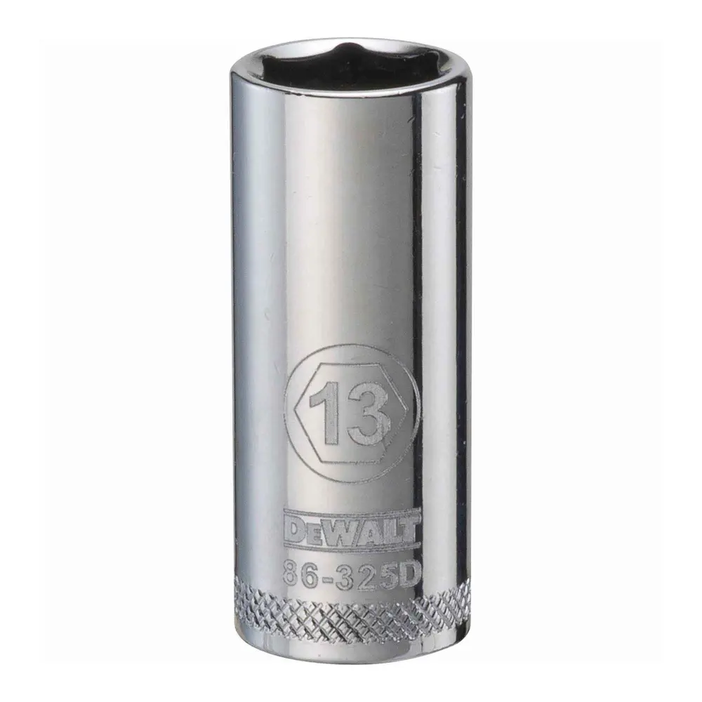 3/8" Square Drive Deep Basic Socket 6 Points 13 mm