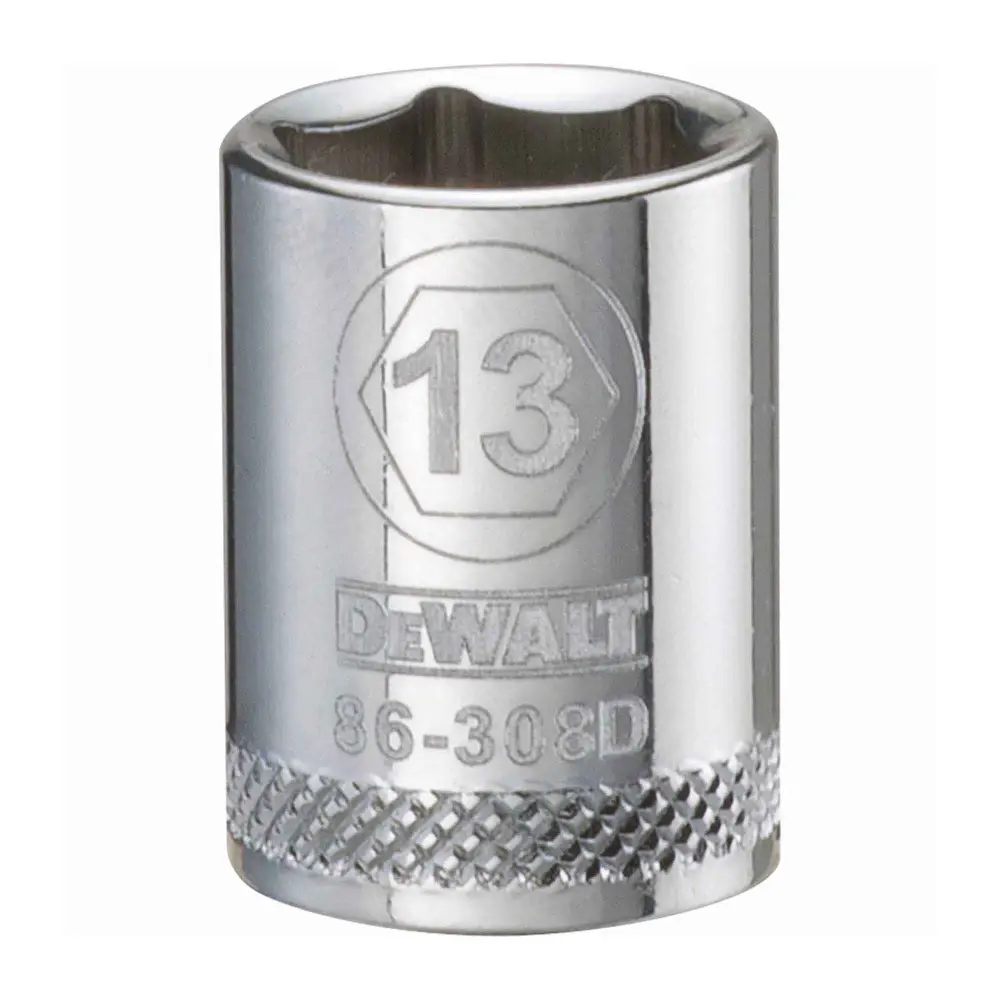3/8" Square Drive Petite Standard Socket 6 Points, 13 mm