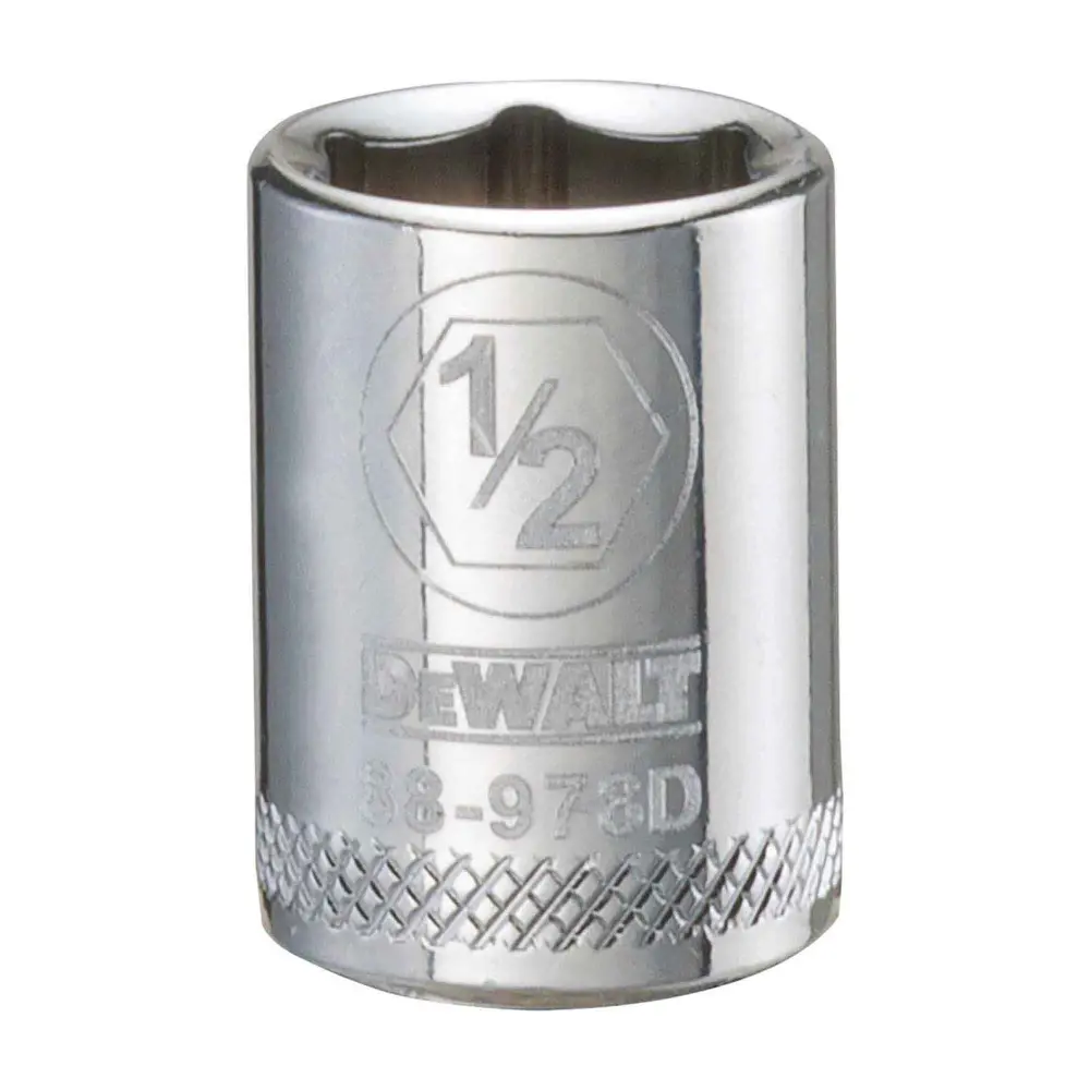 3/8" Square Drive Short Basic Socket 6 Points, 1/2"