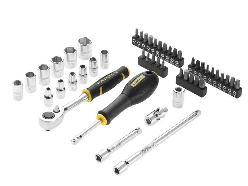 STANLEY FATMAX 1/4in M PRO-STACK Socket Place, 48 Piece