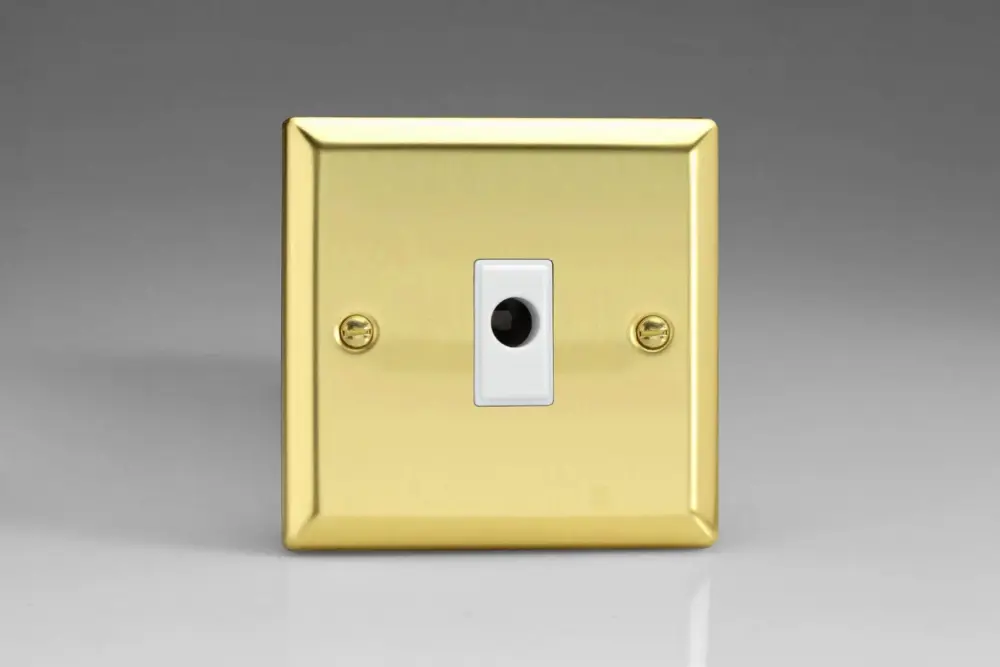 Varilight 16A Flex Outlet Plate Victorian Warm alloy XVFOW