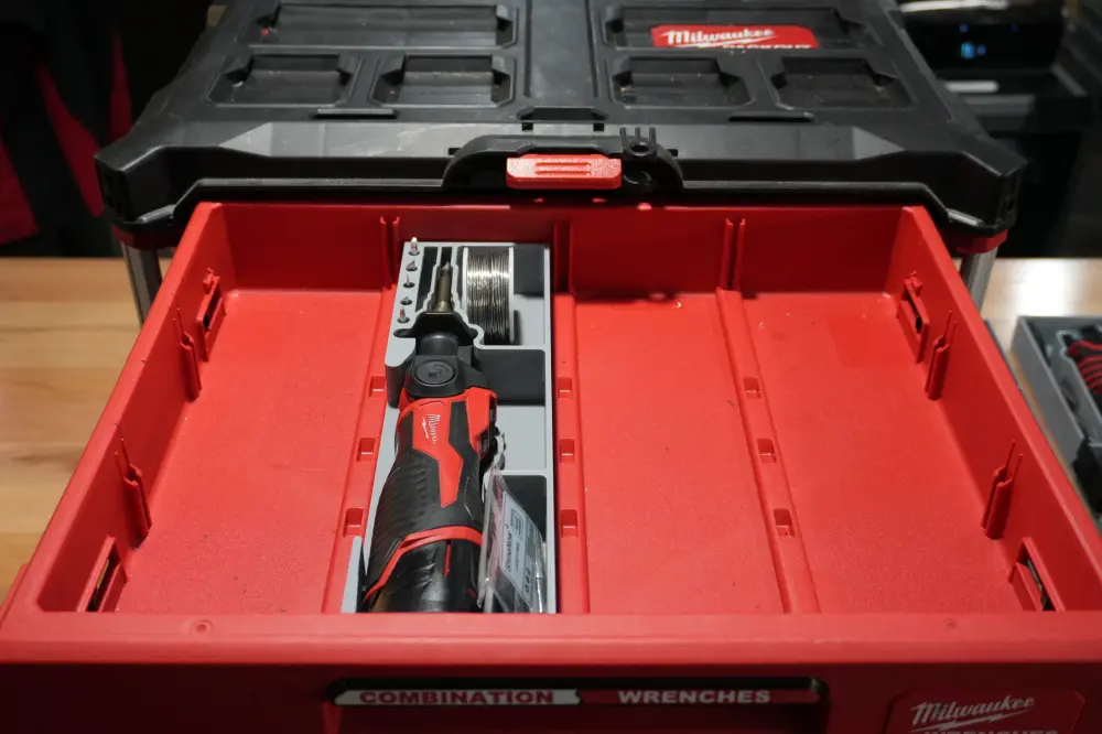 Packout 4-Drawer Insert M12 Soldering Iron - Singular Barrel D4 Collection (MSI D4)