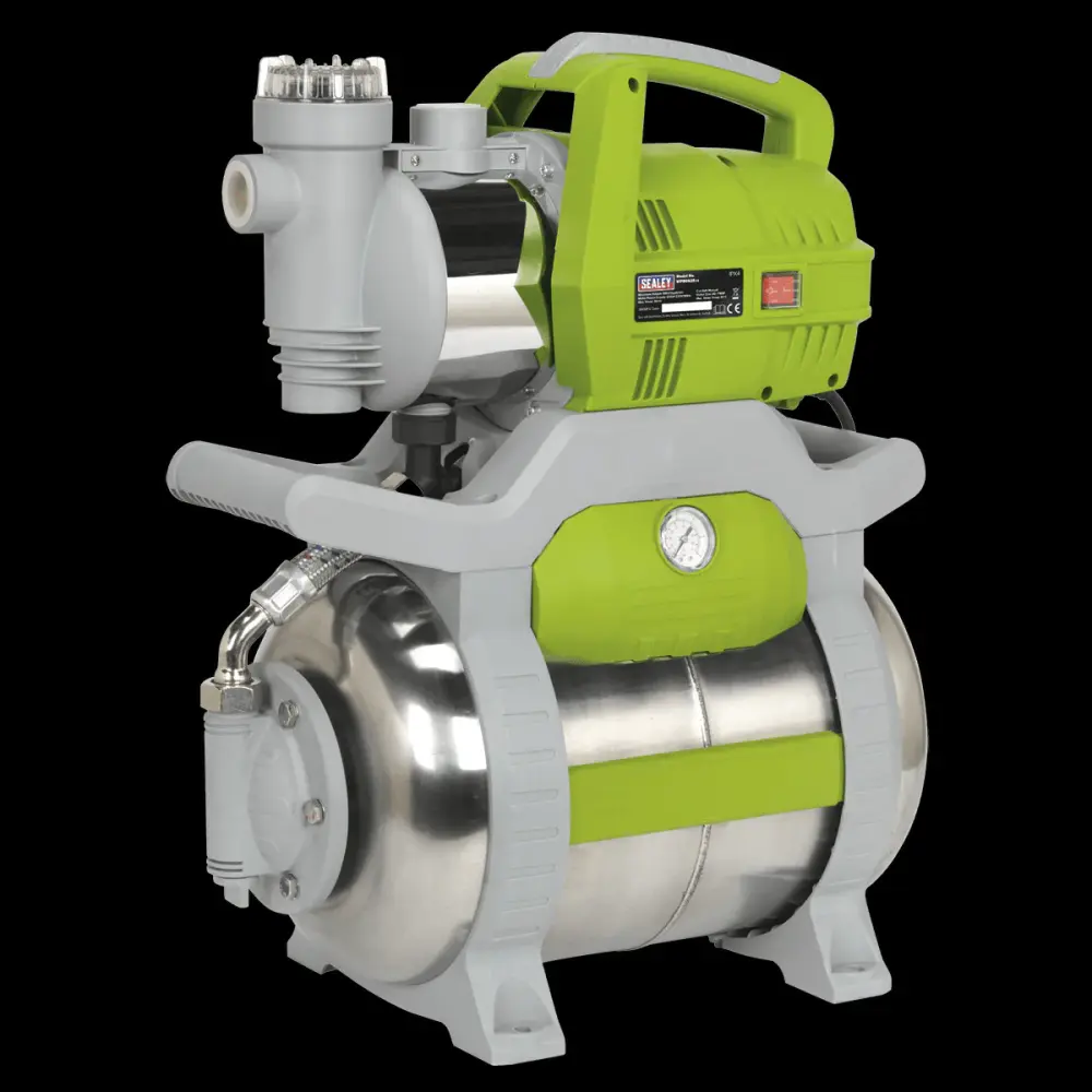 Sealey WPB062S Surface Mounting Booster Pump Stainless Metal 55L/min 230V