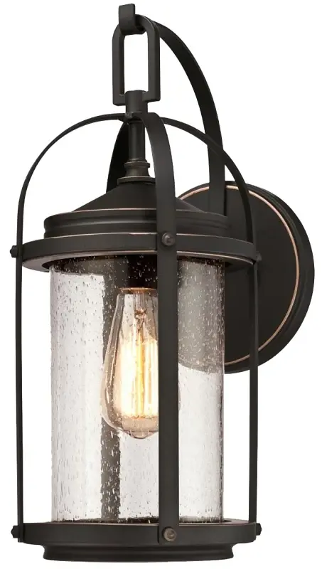 Westinghouse Grandview Series 6339300 Wall Airy Fixture, 1-Lamp, Incandescent, LED Lamp, Metal Fixture
