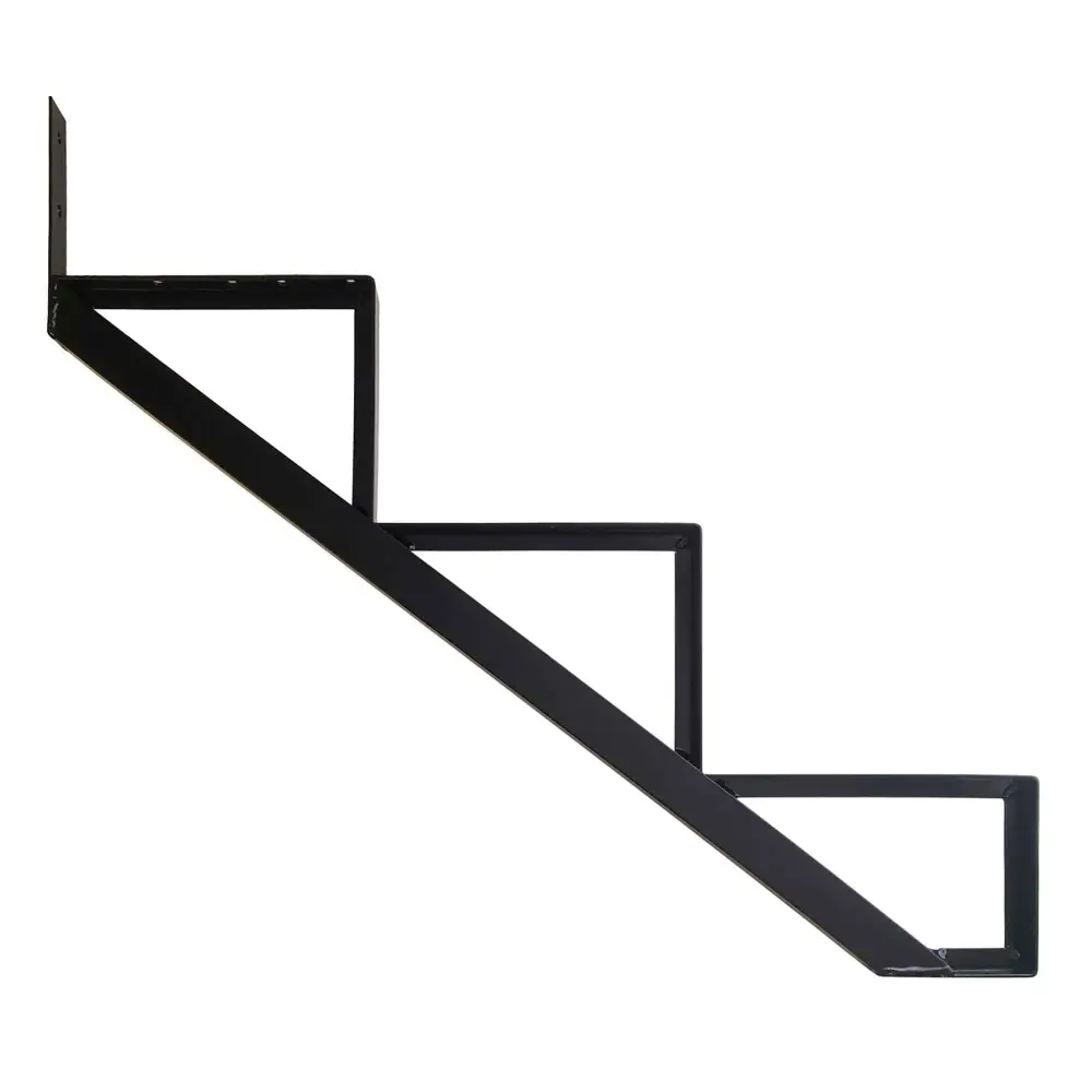 3-Steps Aluminum Stair Stringer Collection 11 (10-1/4''), Charcoal | Contractor Pack