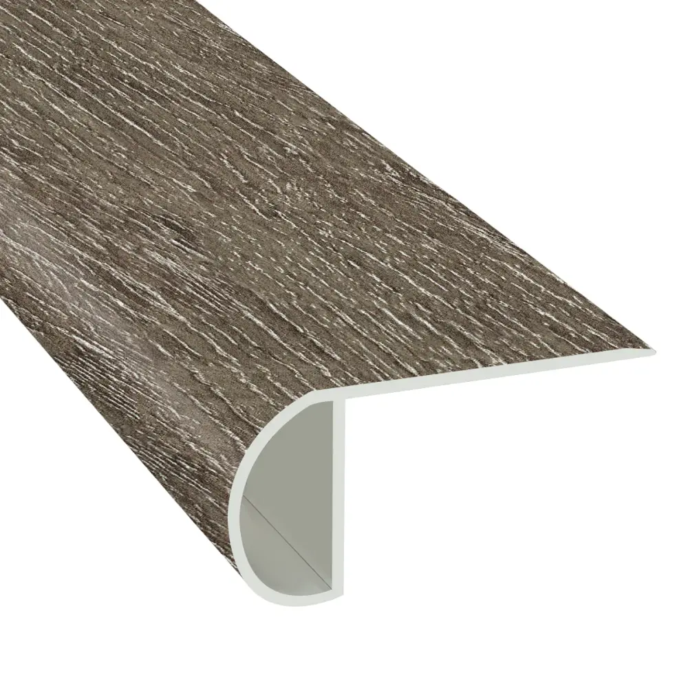 Fence Post 1.03 . Plush x 2.23 . Width x 94 . Length Vinyl Overlap Stair Nose Molding