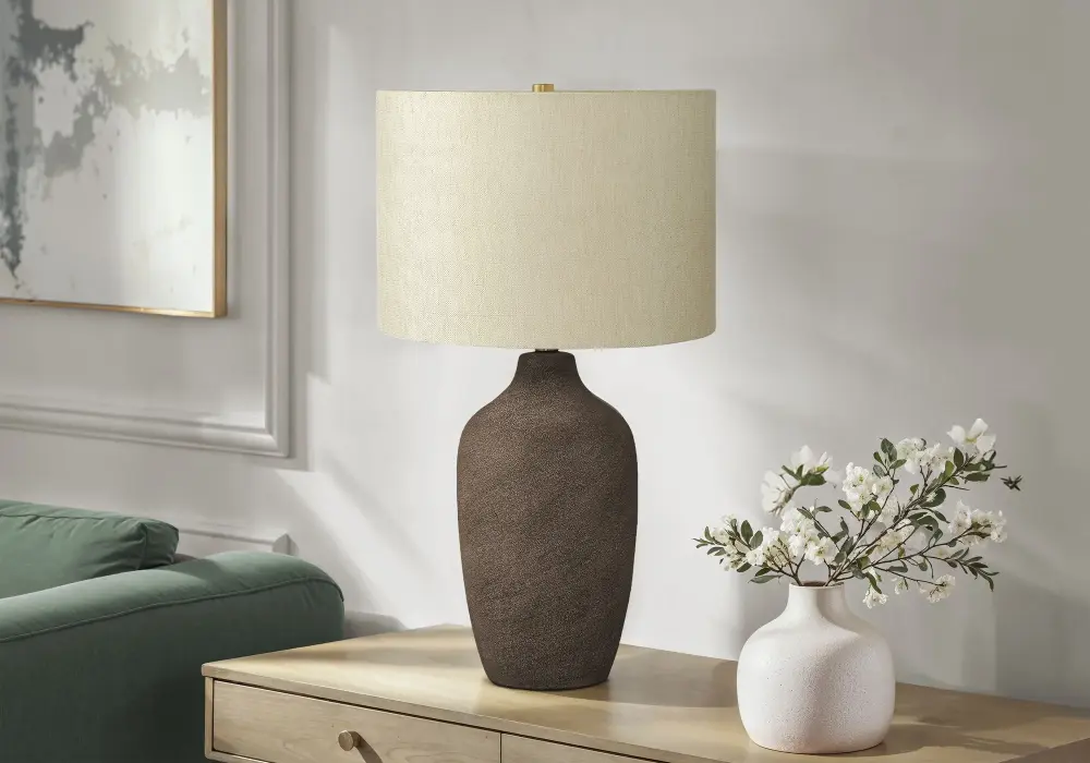 Lighting, Table Lamp, Ceramic, Resin, Contemporary - Slate
