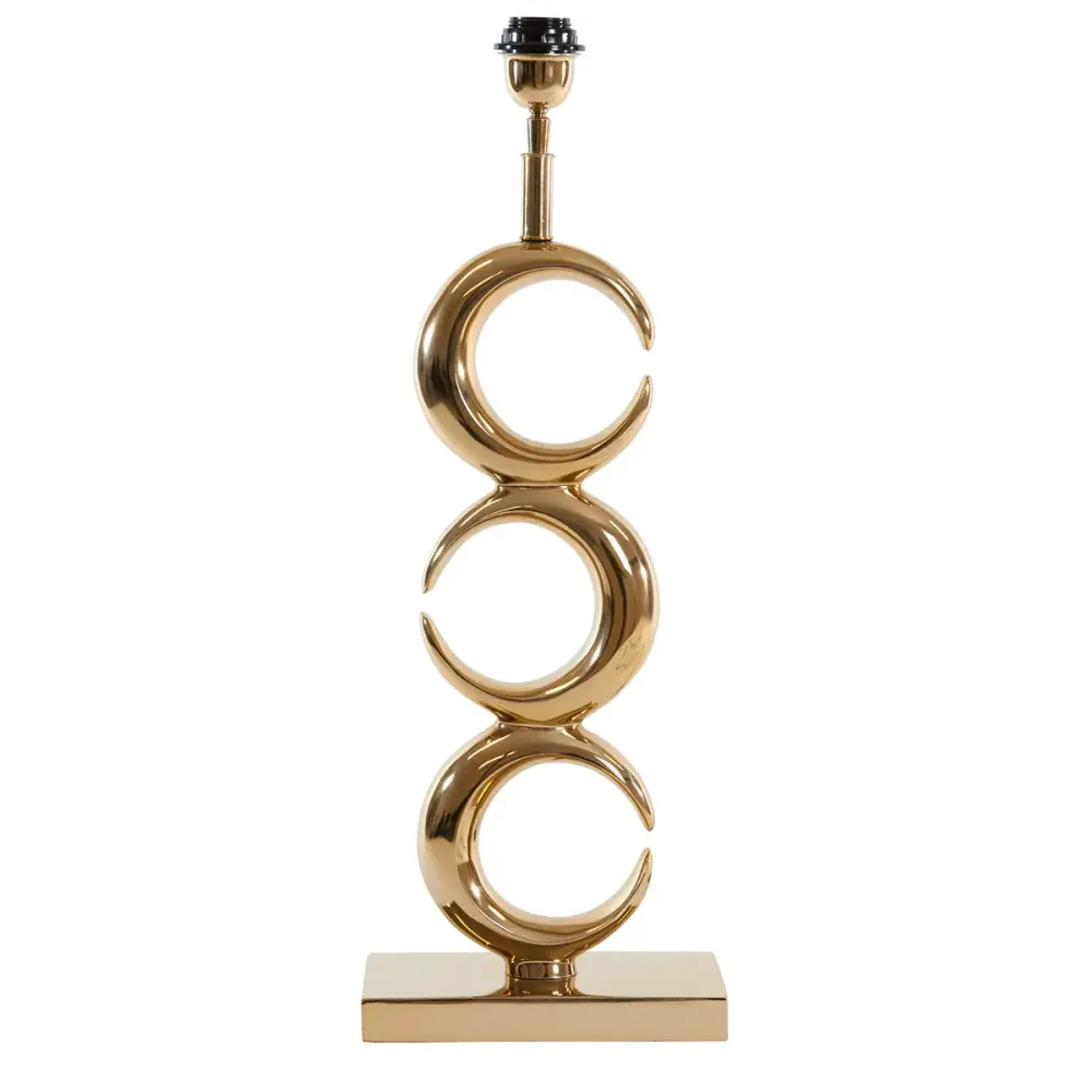 Maan Lamp Base - Airy Gold