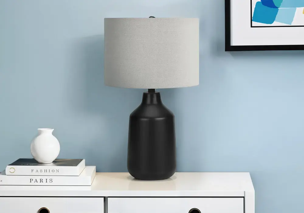 Modern Tripod Lighting, Table Lamp, Concrete, Contemporary