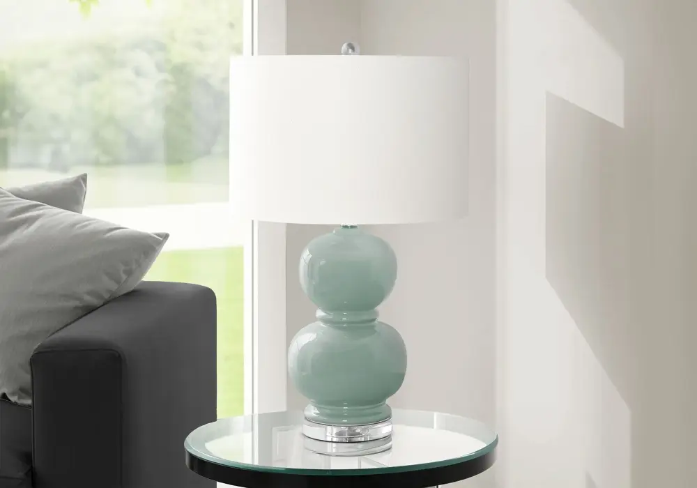 Premium Crystal Lighting, Stoneware, Contemporary - Blue