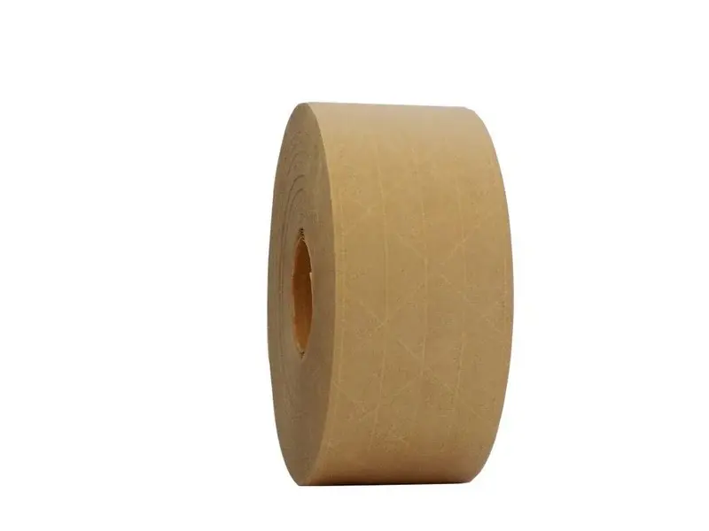 Water Activated Reinforced Kraft Paper Gummed Tape Non-Slip Grip