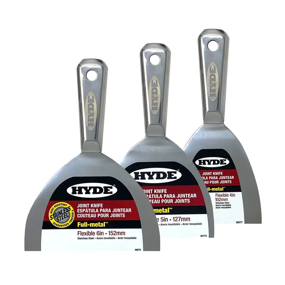 5--1 Tool Hyde 3 Piece Full Metal Stainless Reinforced Joint Knife Set