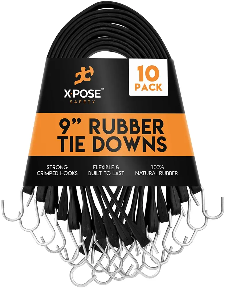 Rubber Tie Down Straps 9 10 pack