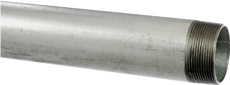Kloeckner Metals GALV 11/4 Pipe, 1-1/4 , 21 ft L, Threaded
