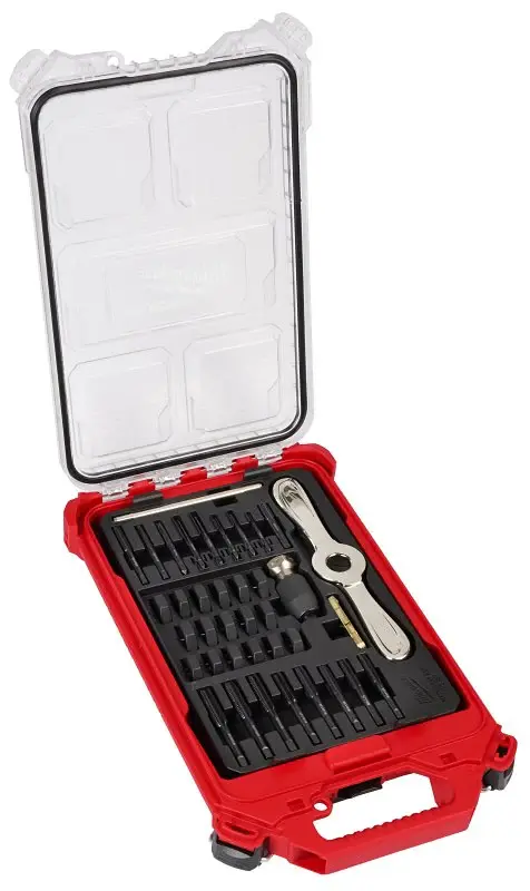 Milwaukee 49-22-5603 Tap and Die Set, 38-Piece, Alloy, Black Oxide