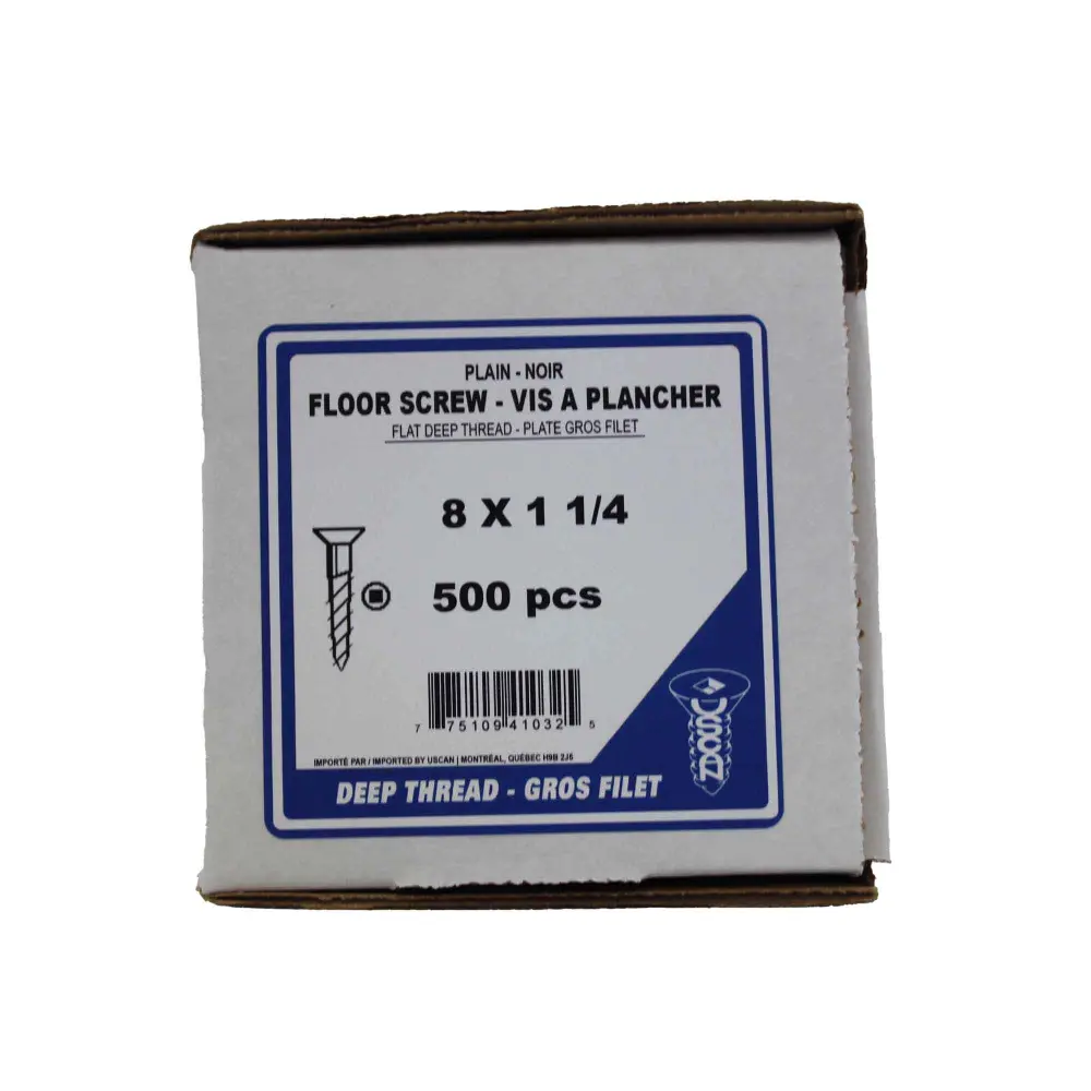 Floor Screw, #8 x 1-1/4" (500 Units)