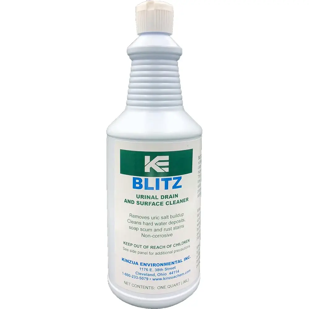 Blitz, Professional Urinal & Toilet Cleaner, Disintegrates Uric Salt to Open Pipes, Safe Formula on Pipes, Replaces Harsh ...