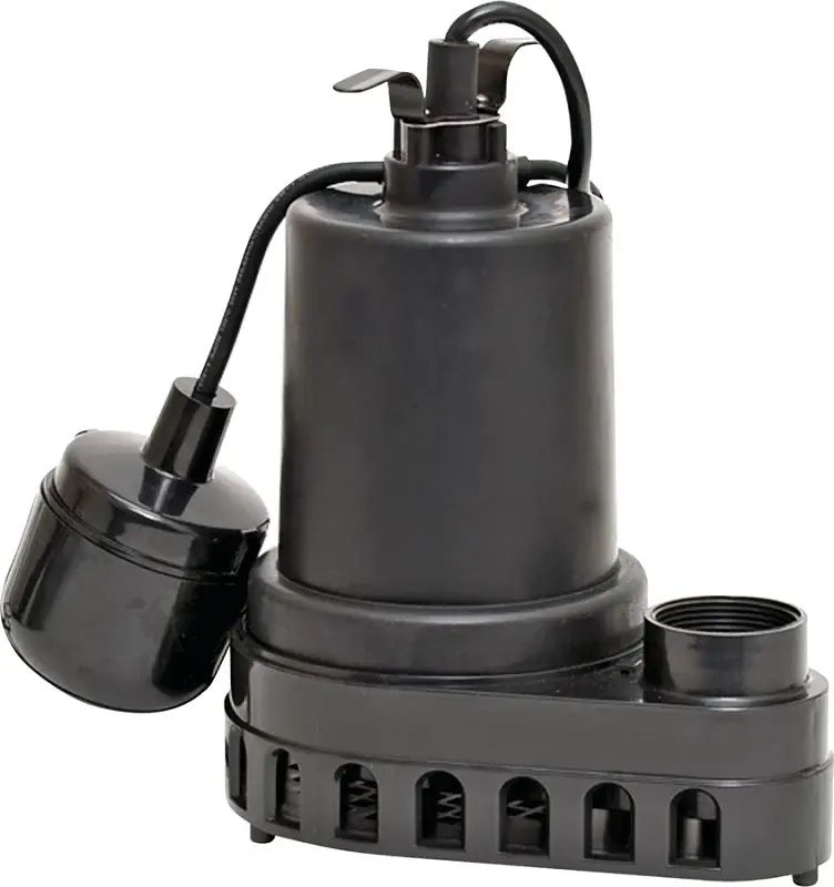 Superior Pump 92370 Sump Pump, 48 gpm, 4.1 , 120 V, 0.33 hp, 1-1/2 Outlet