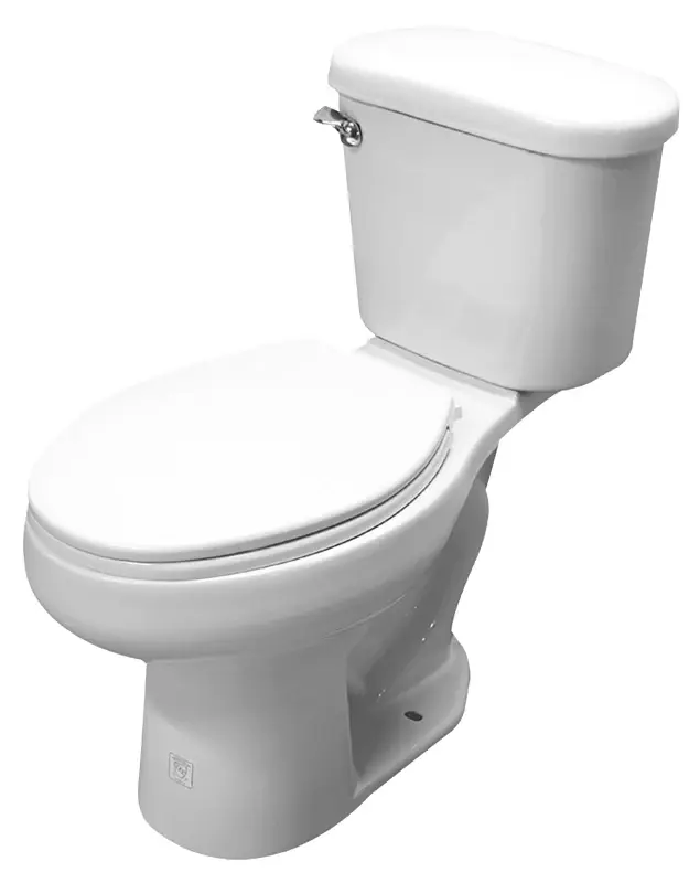 Cato J6052013120 Toilet, Elongated Bowl, 1.6 gpf Flush, Snow, ADA Compliant