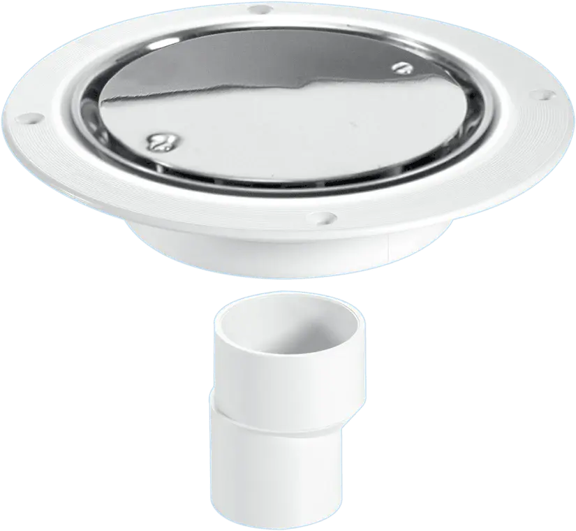 McAlpine USG2SS Untrapped Gully, Clamp Ring and Cover Plate, 2" Vertical Outlet and 2" x 1½" Socket Reducer