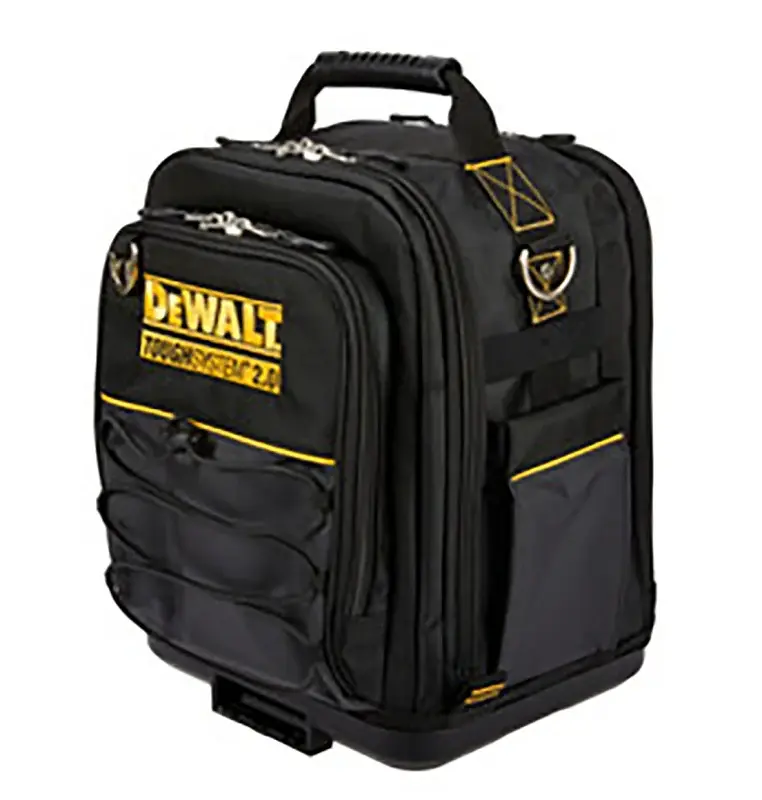 DEWALT ToughSystem 2.0 DWST08025 Sleek Tool Bag, 11-3/4 W, 11 D, 15-1/4 H, 25-Pocket, Black