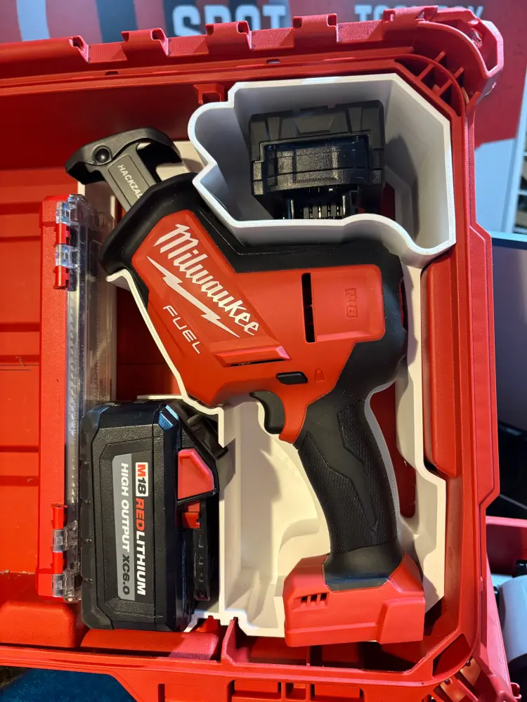 Packout Small Tool Box Insert Milwaukee M18 FUEL Hackzall (MHZ18 TB)