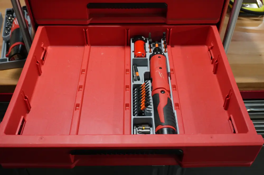 Professional Grade Packout 4-Drawer Insert M4 Screwdriver - Individual Barrel D4 Collection (M4SD D4)