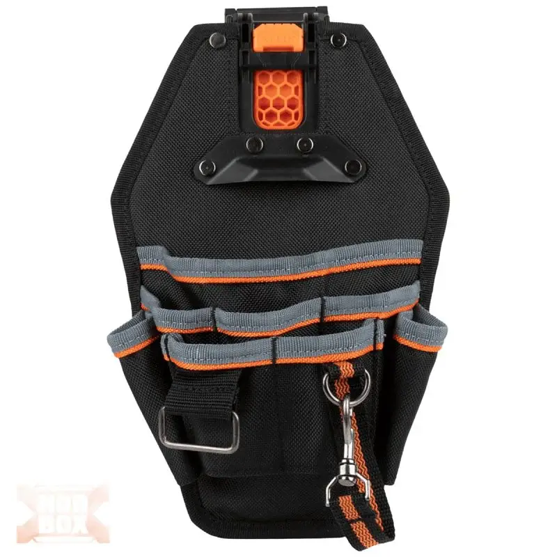 Klein Tools MODbox 55832MB Tool Pouch, 120 cu-, 8-Compartment, Nylon, Onyx