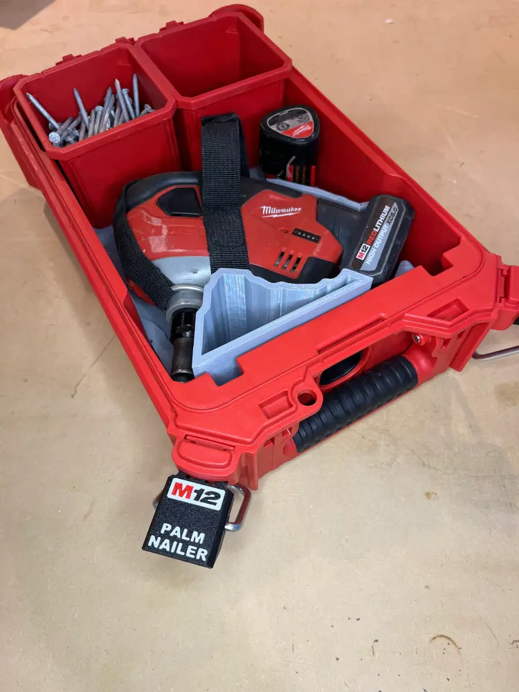 Packout Insert M12 Palm Nailer (MPN) Locking Lid