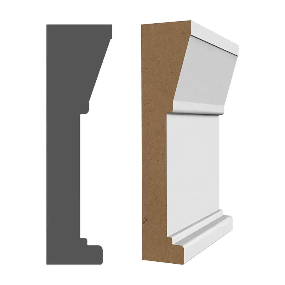 1-1/2" x 5-1/2" x 8' Ivory Primed MDF Architrave
