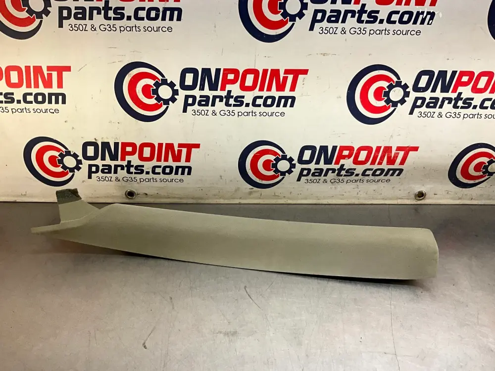 2004 Infiniti G35 Driver Left Interior Pillar Trim OEM 25BFND7