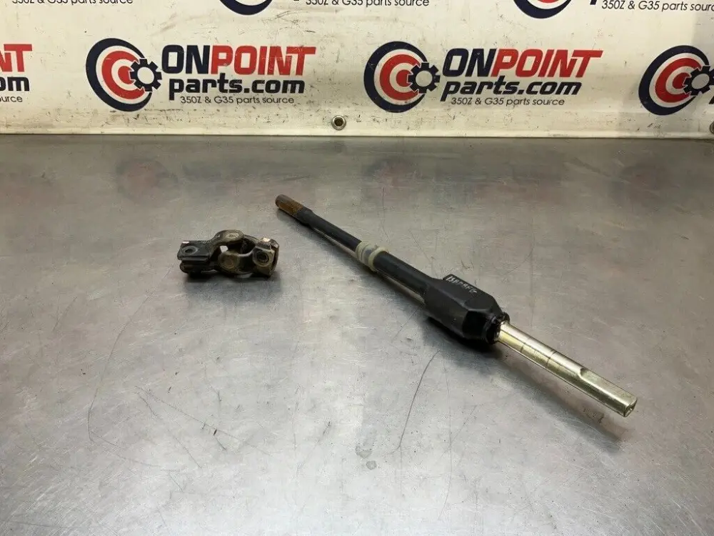 2005 Nissan Z33 350Z Lower Steering Column Shaft and U-Joint Knuckle OEM 15BDBFG