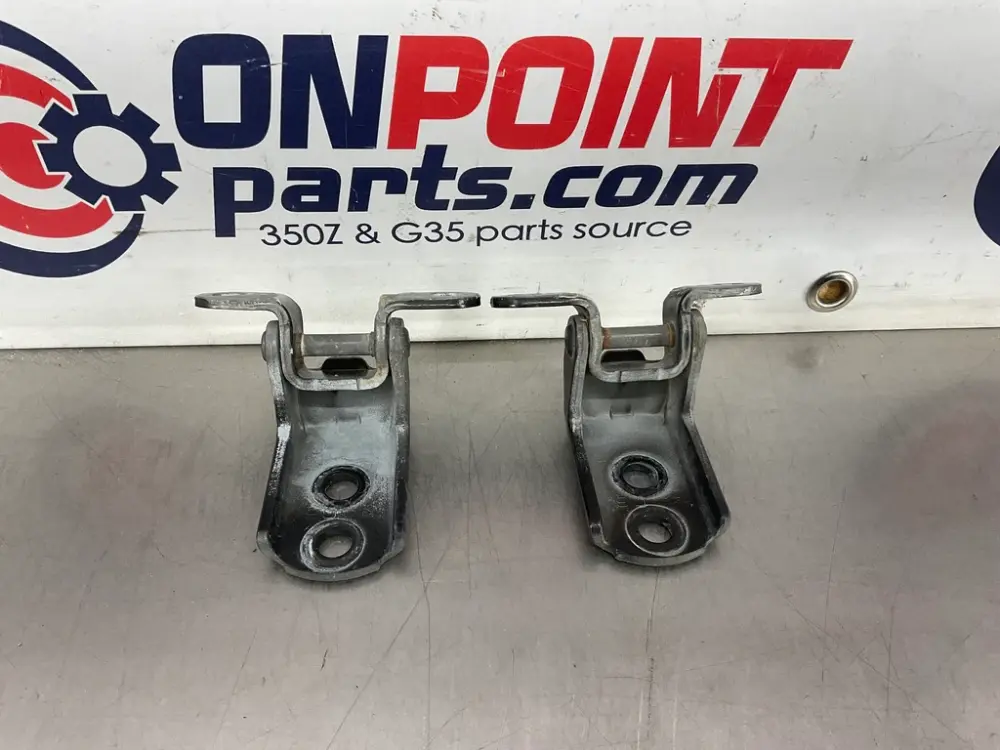 2010 Nissan 370Z Driver Left Door Hinges 80400 80401 OEM 24BBBDA