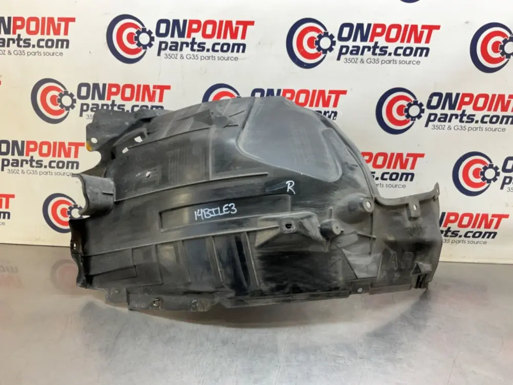 2014 Nissan Z34 370Z Passenger Right Front Inner Fender Liner OEM 14BILE3