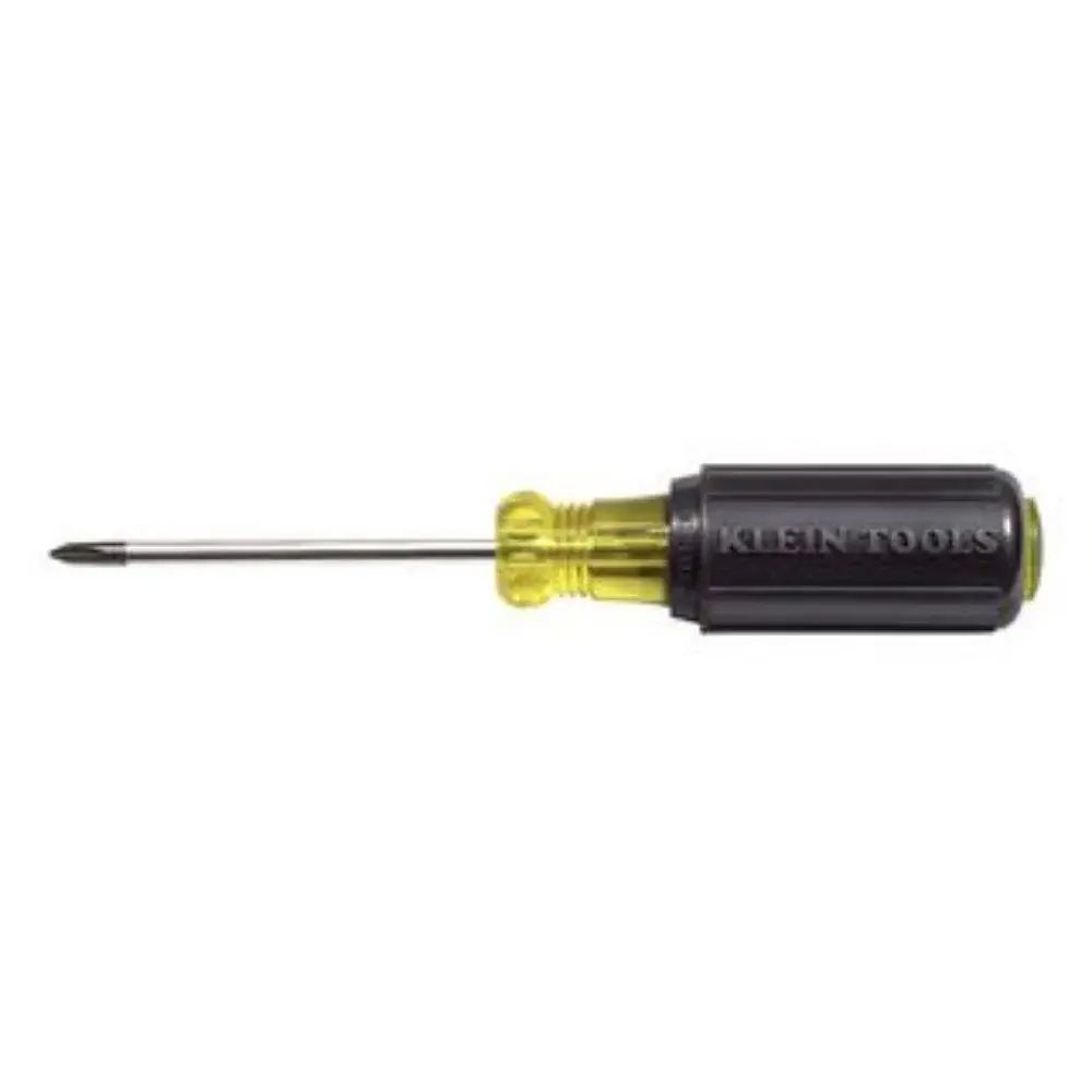 603-3 Klein Tools #1 Phillips Screwdriver, 3" Round Shank