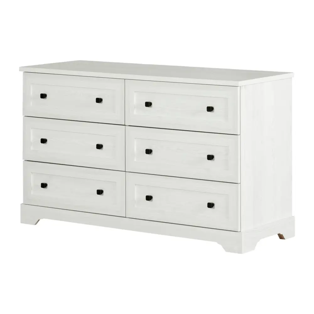 6-Drawers Dresser - Hazen Pearl Pine